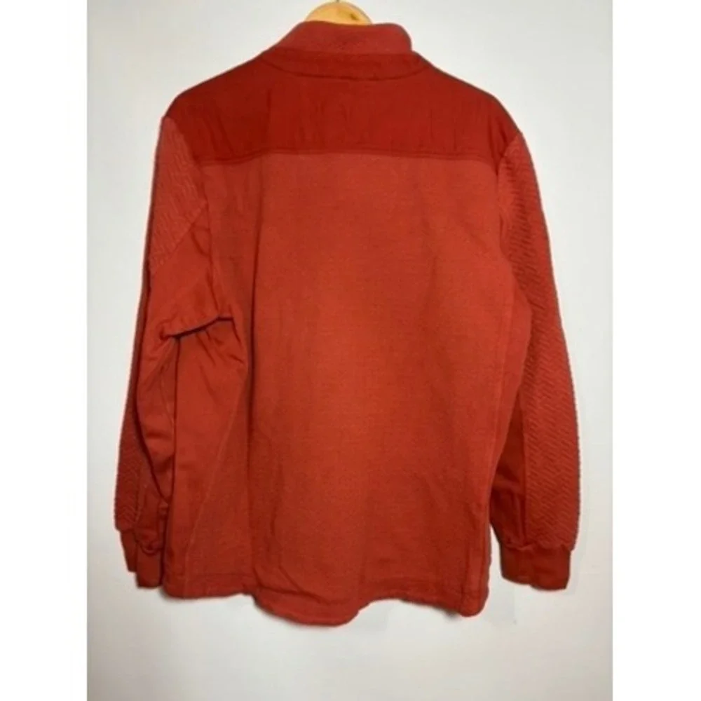 Carbon 2 Cobalt Men's Orange‎ Full Zip Textured Casual Shacket Size L - Picture 3 of 11